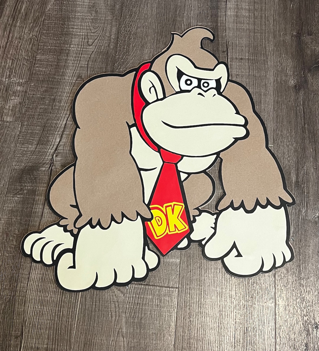 2 Feet Donkey Kong Cutout Monkey Party Backdrop Monkey Theme Etsy
