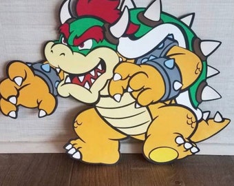 Bowser Standee, 2 Feet, Mario Bros Die Cut
