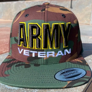 US ARMY Veteran 3D puff embroidery file