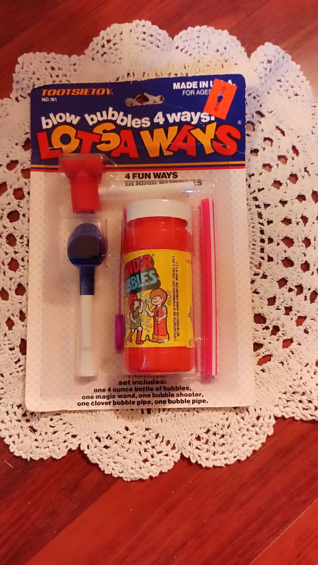 Vintage Sealed Tootsie Toy Wonder Bubbles Etsy