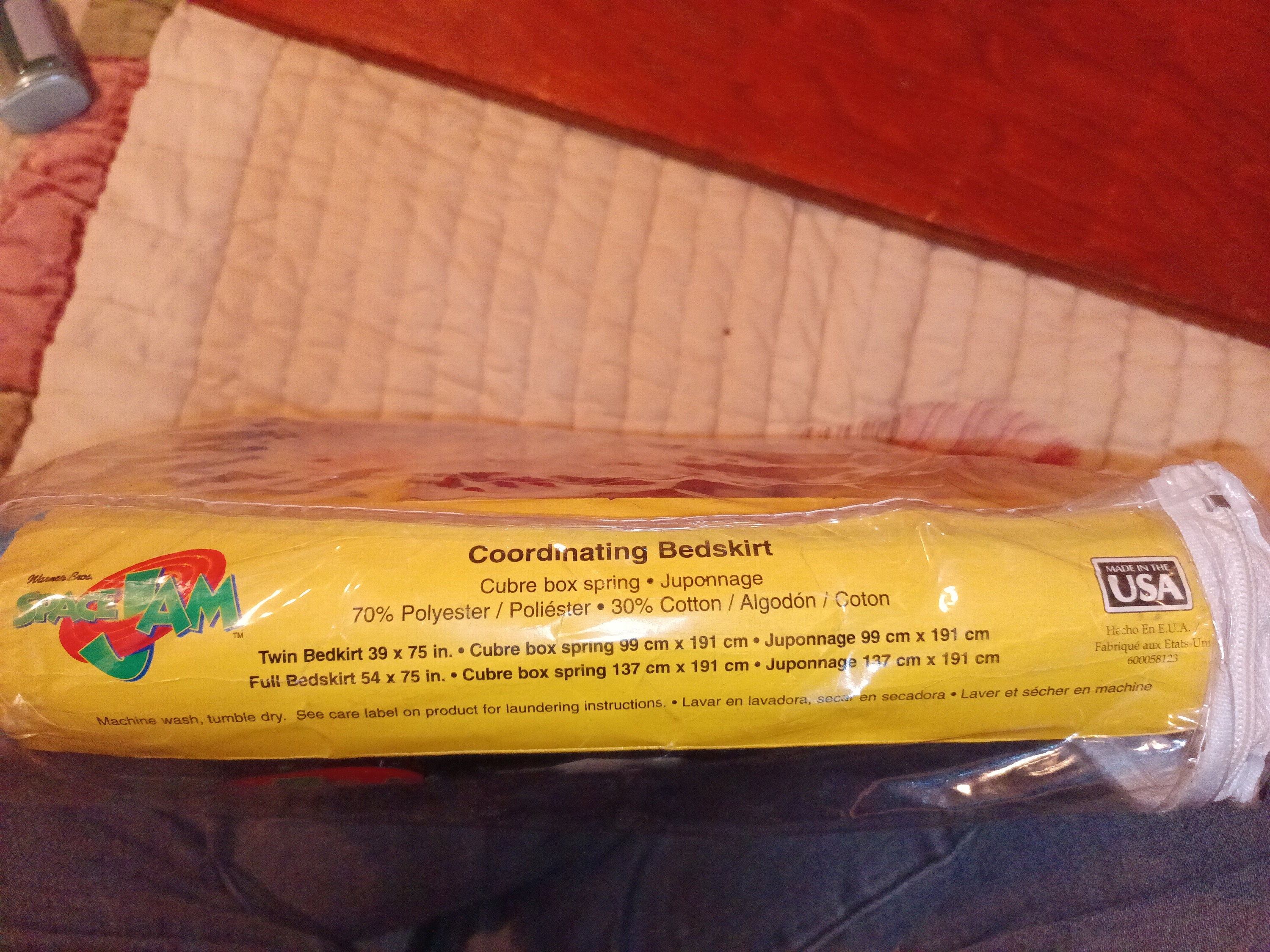 1996 Space Jam Bed Skirt full Etsy