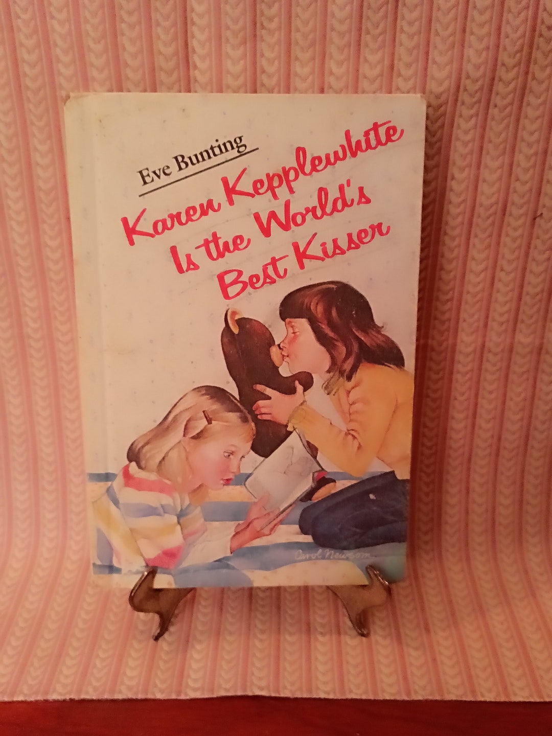 Karen Kepplewhite is the World's Best Kisser Eve Bunting Etsy