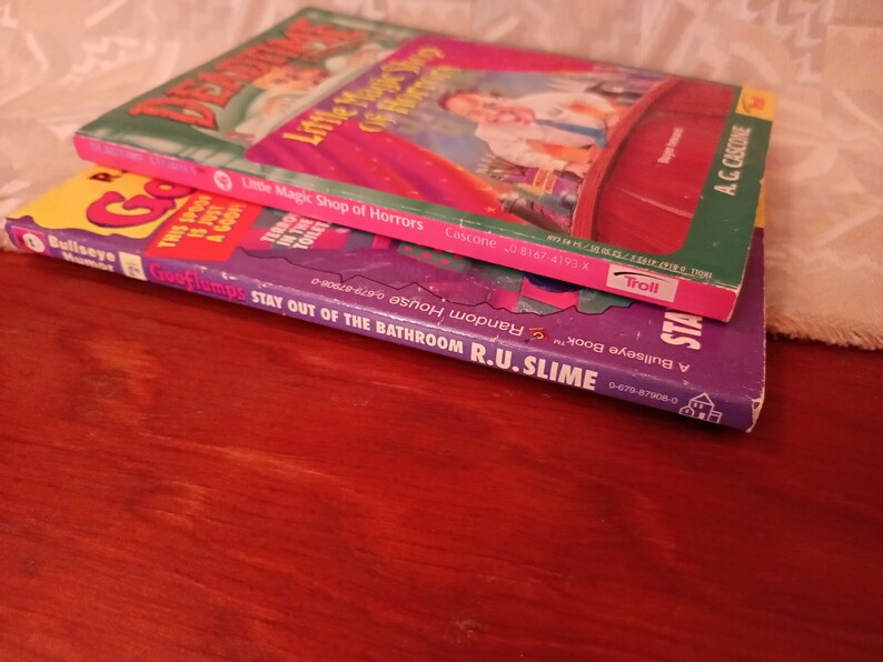 Set of 2 YA Chiller Books gooflumps Stay Out of the Etsy