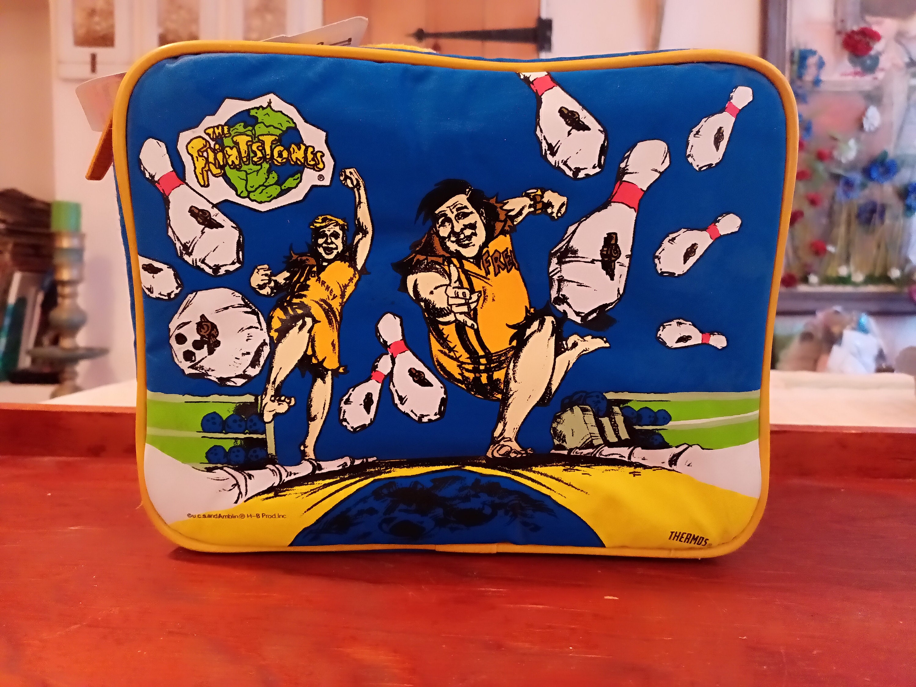 The Tick Vintage 1995 Lunchbox Thermos Aladdin Plastic Made in USA 