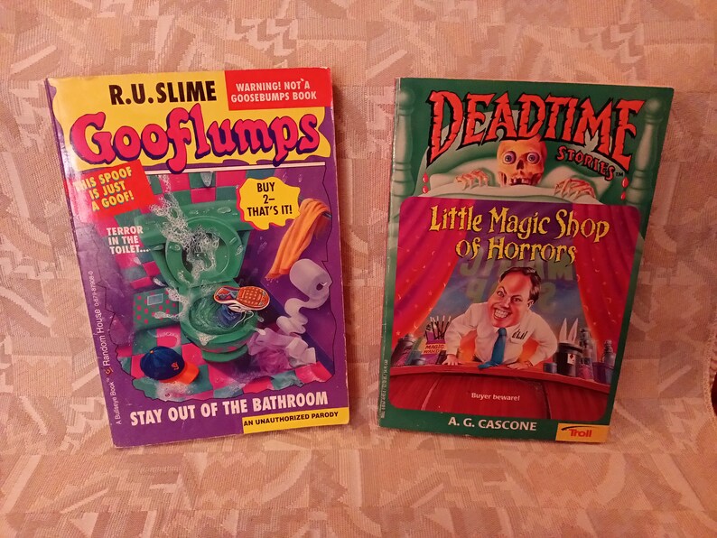 Set of 2 YA Chiller Books gooflumps Stay Out of the Etsy