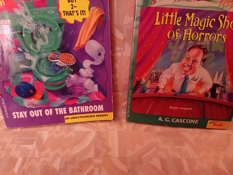 Set of 2 YA Chiller Books gooflumps Stay Out of the Etsy