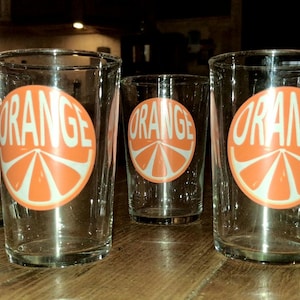 Vintage Orange Slice Glasses - Etsy