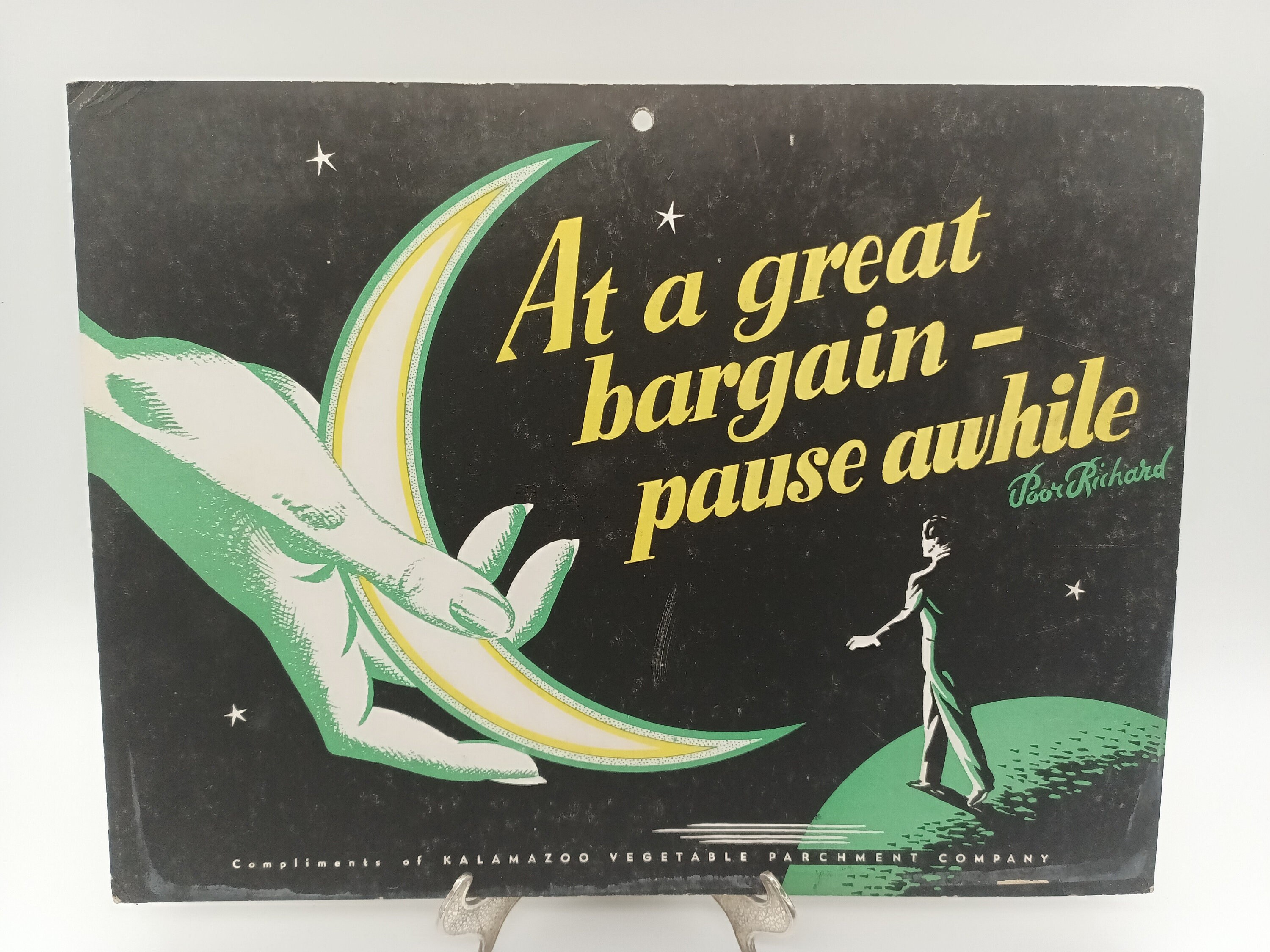 1949 Wood Frame Vintage Poster カレンダーポスター 【公式通販】