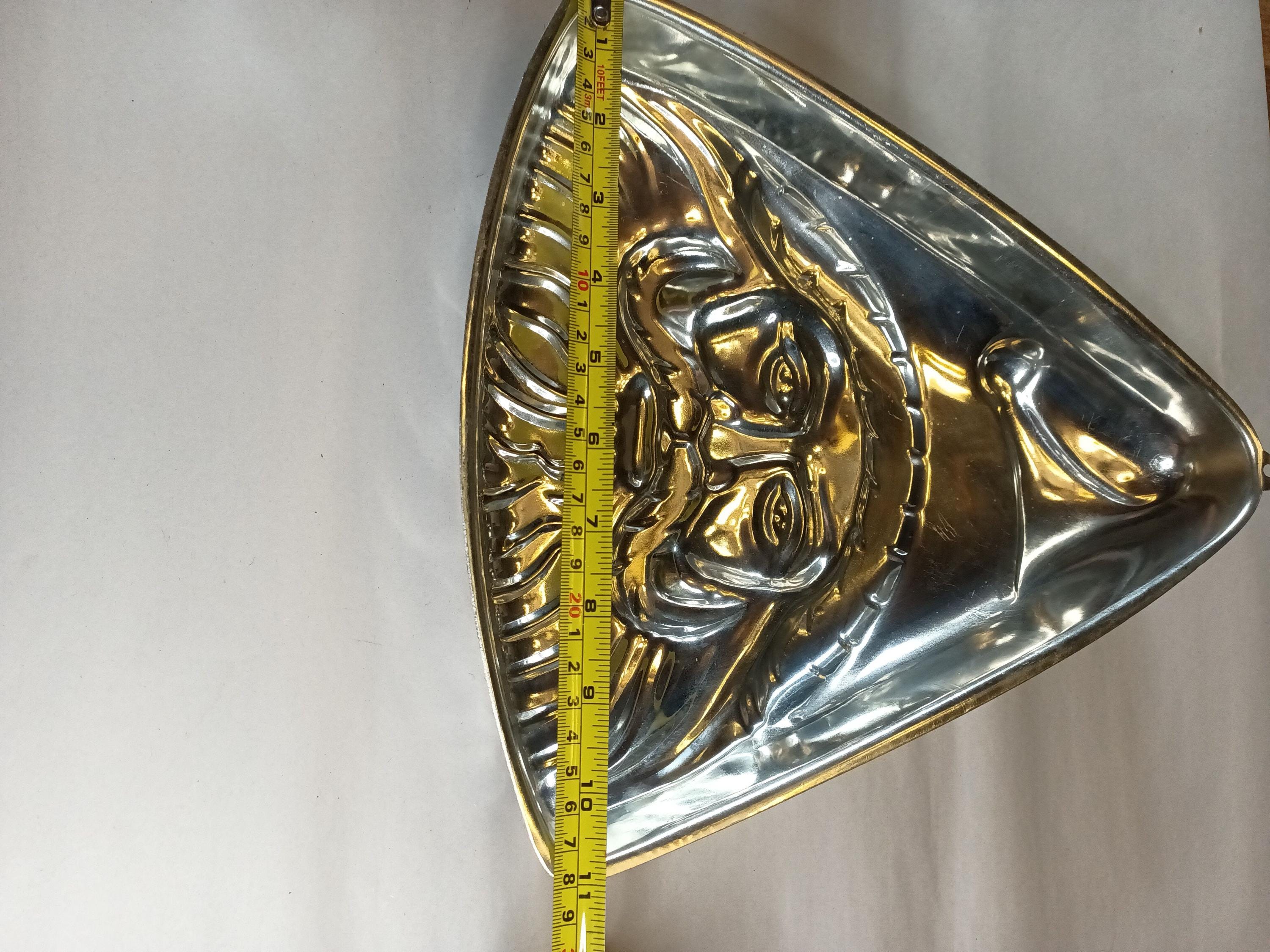 Triangular Santa Triangular Santa Clause Tin Cake Mold (portugal) - Etsy