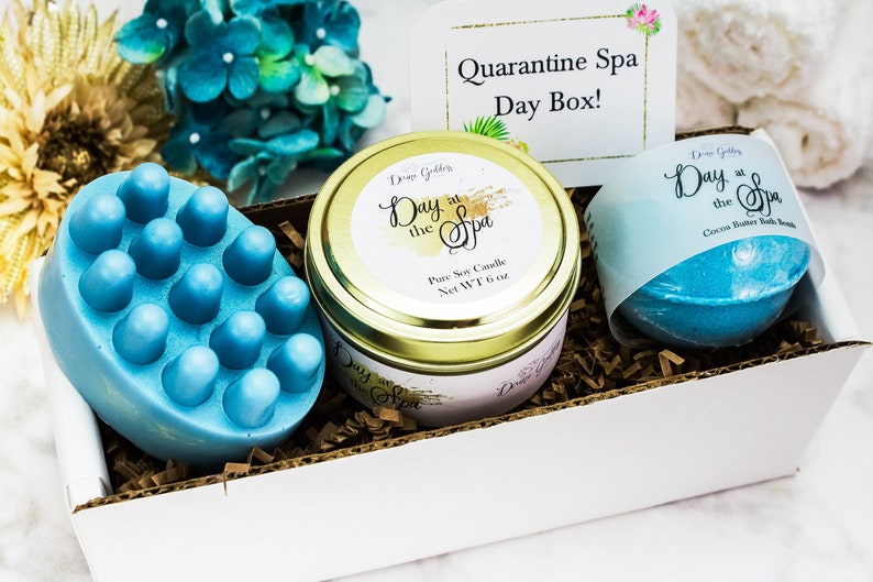 Quarantine Spa Gift Basket Quarantine Gift Box for Mom Etsy