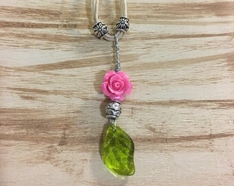 Long Rose Twine Necklace