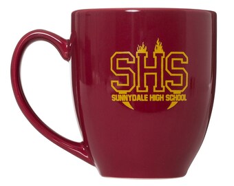 Sunnydale High School Buffy Coffee Mug - 15oz Deluxe Bistro Double-Sided Coffee Tea Mug