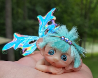 Mermaid Baby, Made to Order, Fantasy Baby Miniature