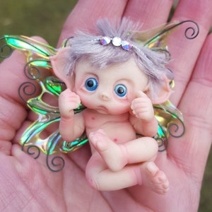 Fairy Baby, Miniature, Handmade, Made to Order, Fantasy Baby