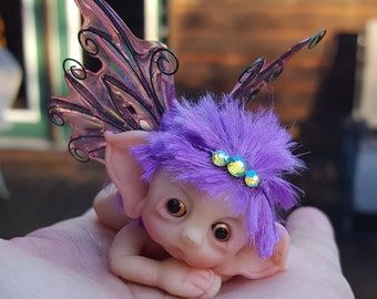 Baby Fairy Miniature, Made to Order, Fantasy Baby