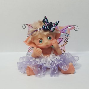 Butterfly Fairy, Handmade, Made to Order, Fantasy Baby Miniature