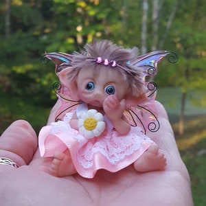 Fairy Baby Miniature, Handmade, Made to Order, Fantasy Baby