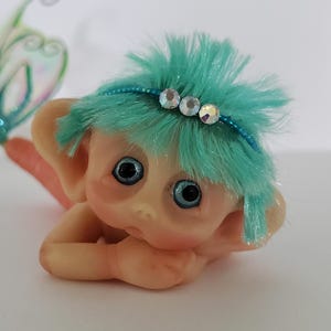 Bebé sirena, hecho a pedido, bebé fantasía en miniatura