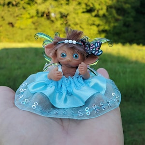 Butterfly Fairy, Handmade Fantasy Baby Miniature