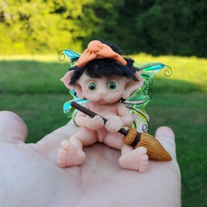 Baby Fairy Miniature, House keeping, Fantasy Baby