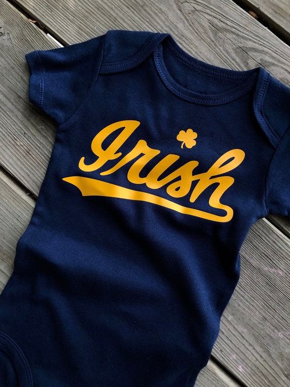 notre dame baby onesie