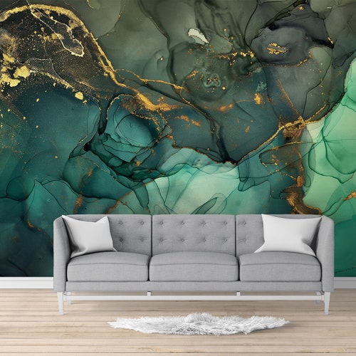 Abstract Wallpaper Custom Wall Wallpaper Custom Size Etsy
