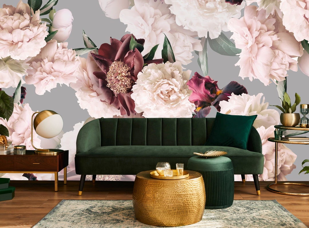 Rose,mural, Custom Size - Etsy