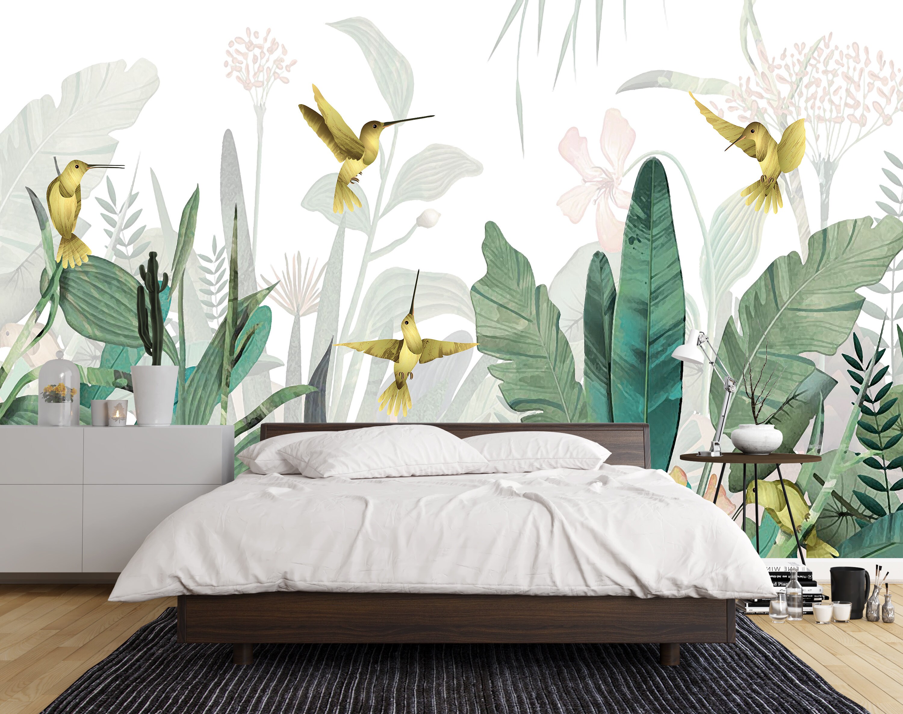 Tropical Mural, Tropical Wallpapers, Tropical Wall, Custom Wall