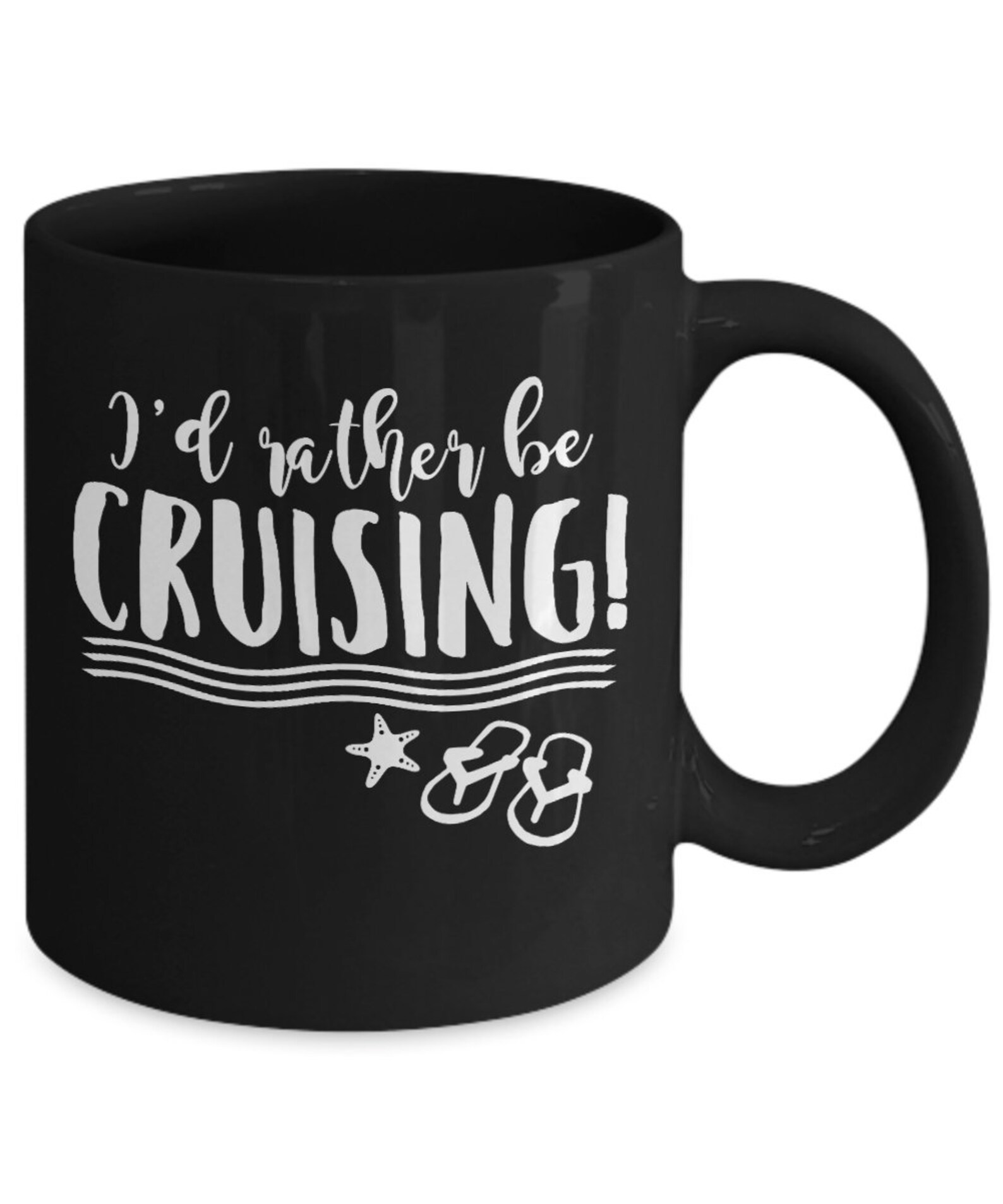 I'd Rather Be Cruising Gift Cruise Ship Coffee Mug Etsy