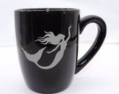 Customizable Mermaid Coffee Mug - coffee mug, tea cup, magic, magical, magick, ocean, sea, sea creature, be a mermaid, nereids, mythical