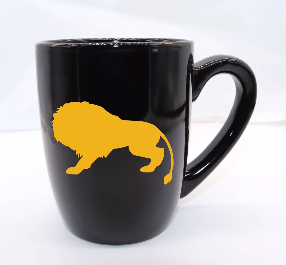 Customizable Lion Coffee Mug lion lover coffee mug tea Etsy