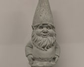 Cement Garden Gnome, Gnome Statue, Concrete Gnome Garden Décor, Small Gnomes, Gnome Statue