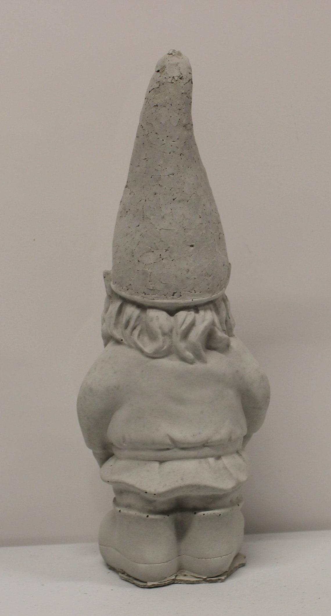 Cement Garden Gnome Gnome Statue Concrete Gnome Garden Etsy