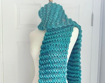 Chunky Knit Scarf // Extra Long Scarf // Oversized Scarf