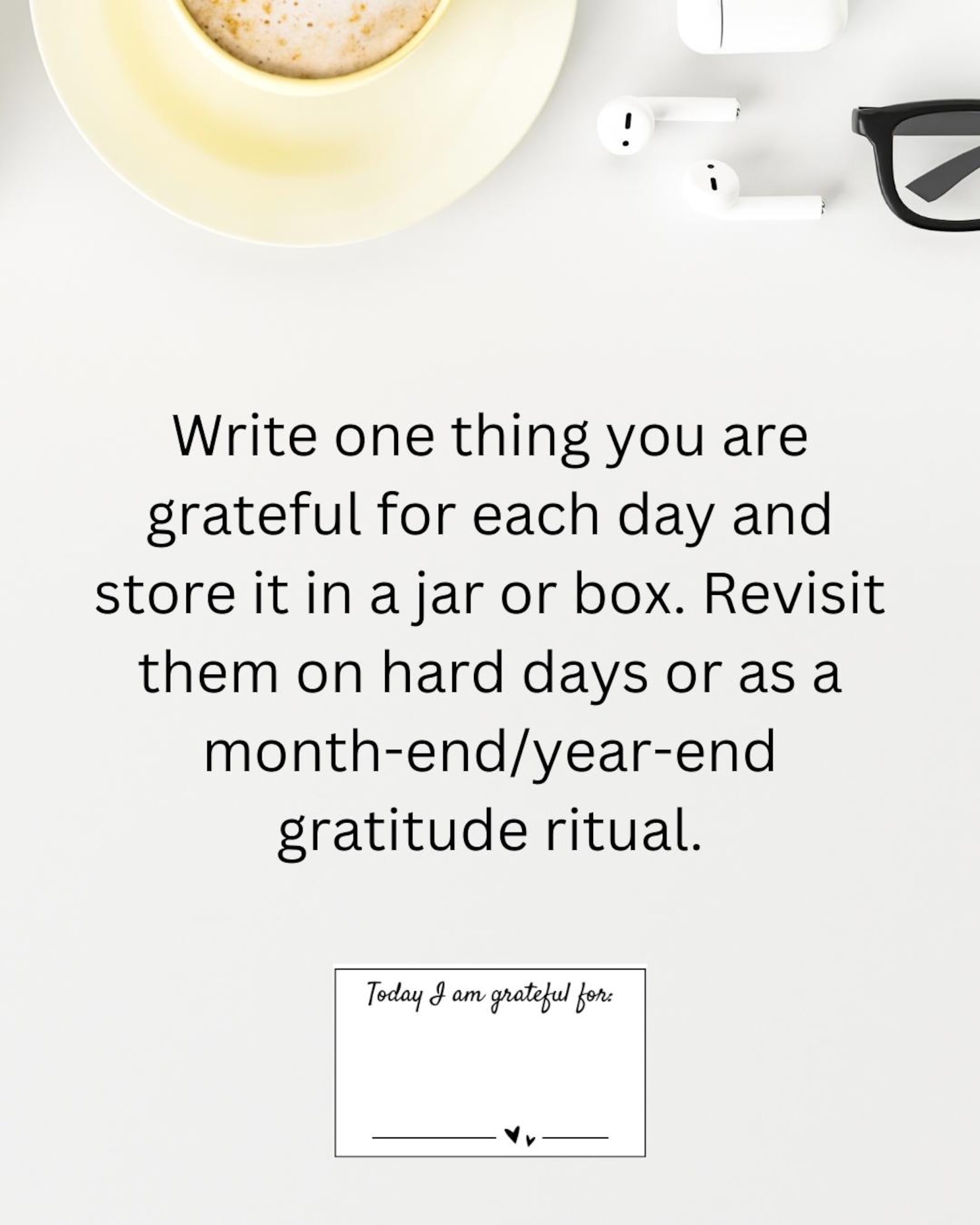Printable Gratitude Cards // Daily Reflection Notes for Jar or Box ...