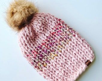 Chunky Knit Hat // Chunky Knit Beanie