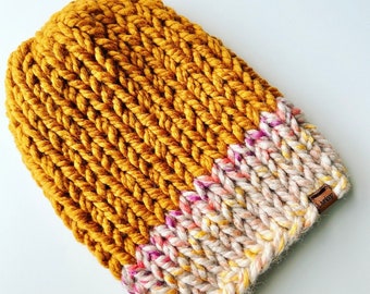 Chunky Knit Hat // Chunky Knit Beanie