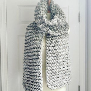 Chunky Knit Scarf // Extra Long Scarf // Oversized Scarf image 2