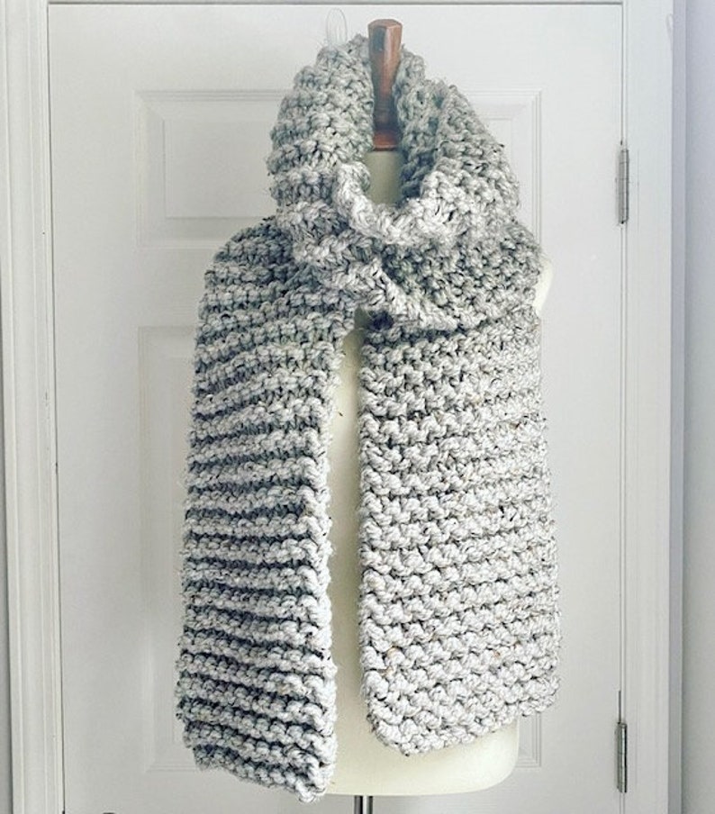 Chunky Knit Scarf // Extra Long Scarf // Oversized Scarf Bild 2