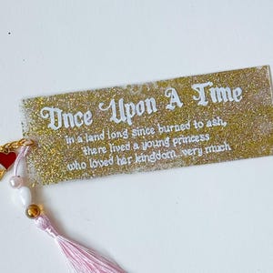 Throne of Glass Inspired Glitter Bookmark: Bookish Gift for Fantasy Readers