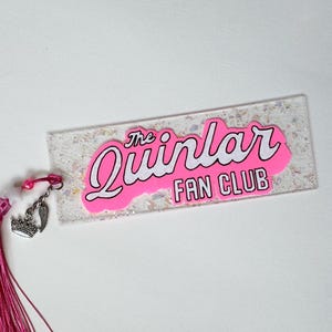 Quinlar Hand-Lettered Fantasy Bookmark | Bookish Gift for Readers | Crescent City Bookmark
