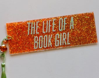 Segnalibro "La vita di un lettore" / Segnalibro Swiftie / Regalo libro dipinto a mano