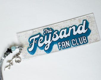 Feysand Hand-Lettered Fantasy Bookmark | Bookish Gift for Readers | Feyre Bookmark | Rhysand Merch