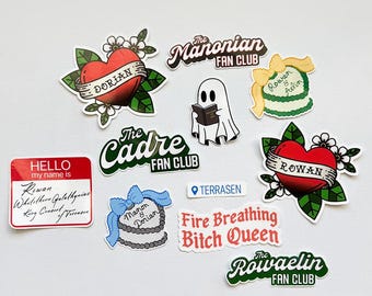 TOG Sticker Bundle | Romantasy Kindle Stickers | Bookish Sticker Set