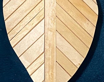 Rustic Geometric Wood Heart Wall Art – Handmade Reclaimed Wood Decor