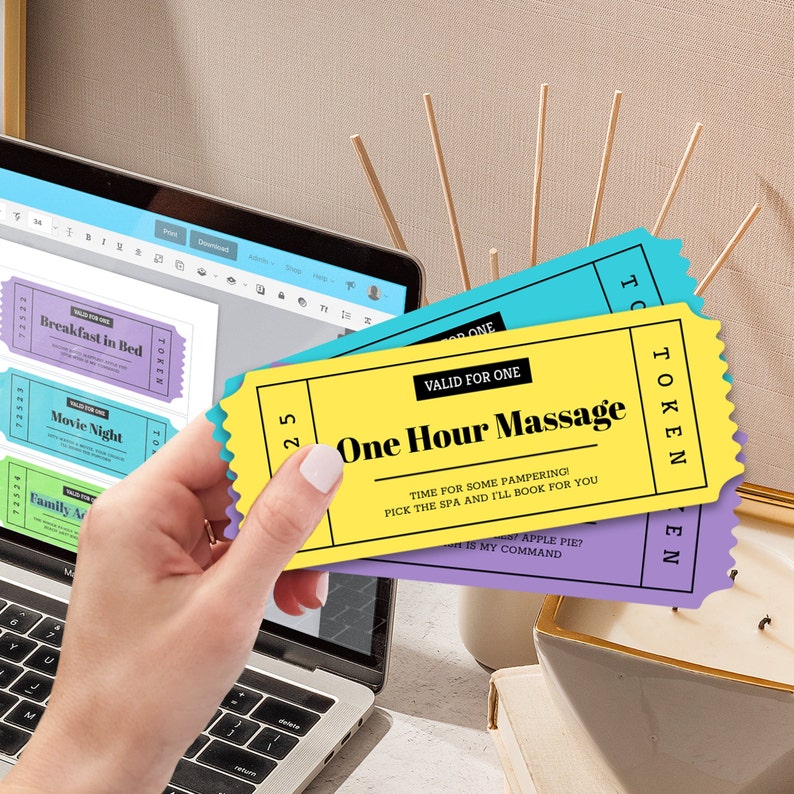 Printable Coupon Template Bundle Editable Birthday Coupons Etsy