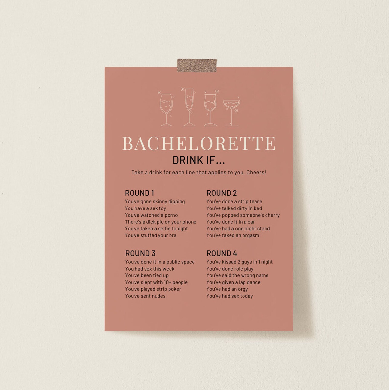 Bachelorette Party Games Bundle 5 Bachelorette Games Etsy