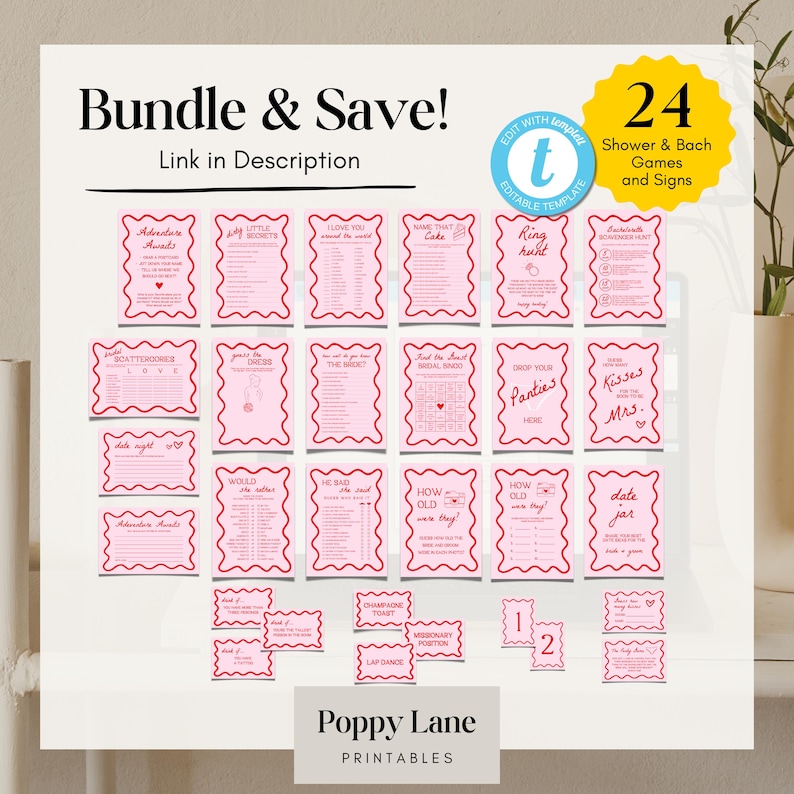 a white board with pink scalloped labels on it