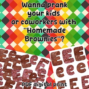 ブラウンEのエイプリルフールやいたずら用のプリントアウト