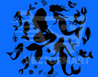 Download Mermaid Svg Etsy